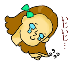 Girl's daily sticker #3297326