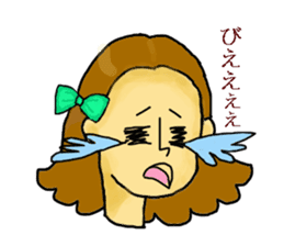 Girl's daily sticker #3297327