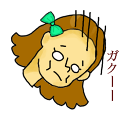 Girl's daily sticker #3297331