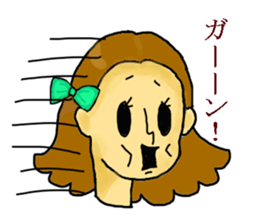 Girl's daily sticker #3297332