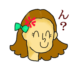 Girl's daily sticker #3297333