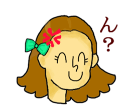 Girl's daily sticker #3297333