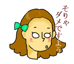 Girl's daily sticker #3297335