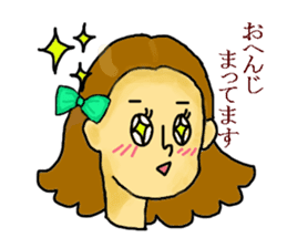 Girl's daily sticker #3297337