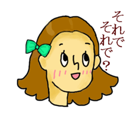 Girl's daily sticker #3297341