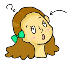 Girl's daily sticker #3297343