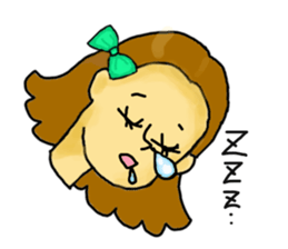 Girl's daily sticker #3297344