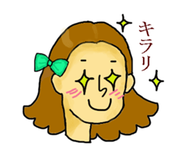 Girl's daily sticker #3297345