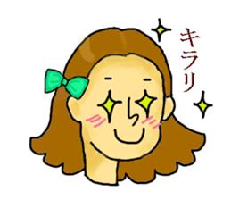 Girl's daily sticker #3297345