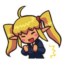 enjoy! hogera-elf (school style) sticker #3297627