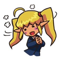 enjoy! hogera-elf (school style) sticker #3297628