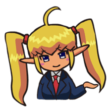 enjoy! hogera-elf (school style) sticker #3297630