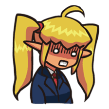 enjoy! hogera-elf (school style) sticker #3297633