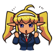 enjoy! hogera-elf (school style) sticker #3297636