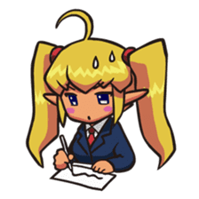 enjoy! hogera-elf (school style) sticker #3297638