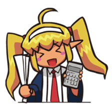 enjoy! hogera-elf (school style) sticker #3297645