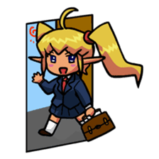 enjoy! hogera-elf (school style) sticker #3297648