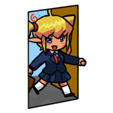 enjoy! hogera-elf (school style) sticker #3297649