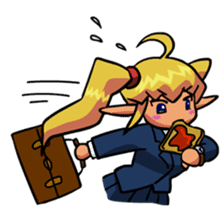 enjoy! hogera-elf (school style) sticker #3297652