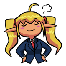 enjoy! hogera-elf (school style) sticker #3297655