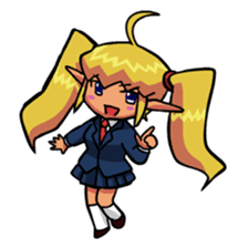 enjoy! hogera-elf (school style) sticker #3297656