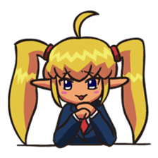 enjoy! hogera-elf (school style) sticker #3297658