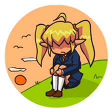 enjoy! hogera-elf (school style) sticker #3297659