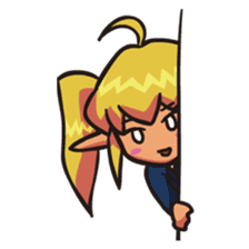 enjoy! hogera-elf (school style) sticker #3297665