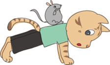 Yoggy Cat sticker #3297721