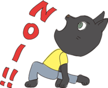 Yoggy Cat sticker #3297732