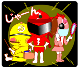 Japanese TOKUSATSU heroes sticker sticker #3298507