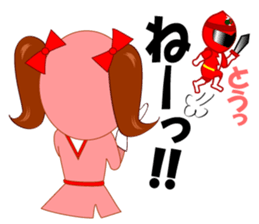 Japanese TOKUSATSU heroes sticker sticker #3298514