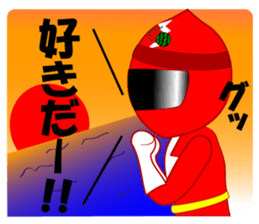 Japanese TOKUSATSU heroes sticker sticker #3298533
