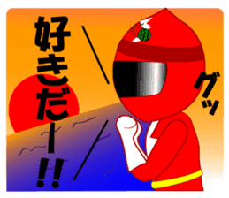 Japanese TOKUSATSU heroes sticker sticker #3298533