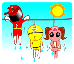 Japanese TOKUSATSU heroes sticker sticker #3298545