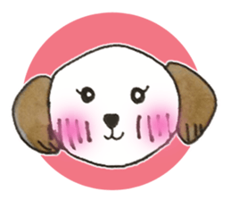 Wanko's face(English) sticker #3299112