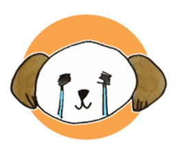 Wanko's face(English) sticker #3299118