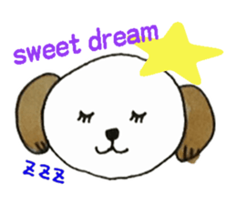 Wanko's face(English) sticker #3299119