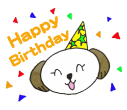 Wanko's face(English) sticker #3299121