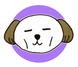 Wanko's face(English) sticker #3299123