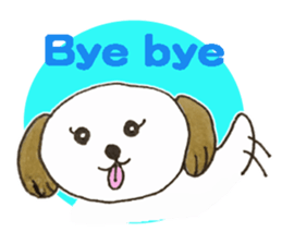 Wanko's face(English) sticker #3299128