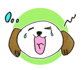 Wanko's face(English) sticker #3299135
