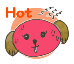 Wanko's face(English) sticker #3299136