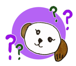 Wanko's face(English) sticker #3299139