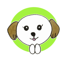 Wanko's face(English) sticker #3299142