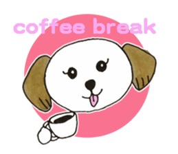 Wanko's face(English) sticker #3299144