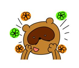 Okiraku Tanuki sticker #3299273