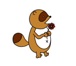 Okiraku Tanuki sticker #3299294