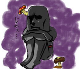 Moai&gorilla sticker #3299360