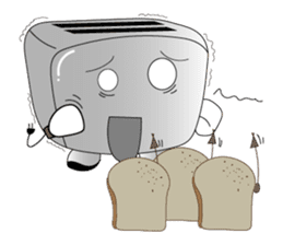 Totty Toaster sticker #3300298